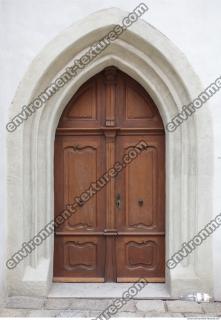 Photo Texture of Wooden Double Door 0011